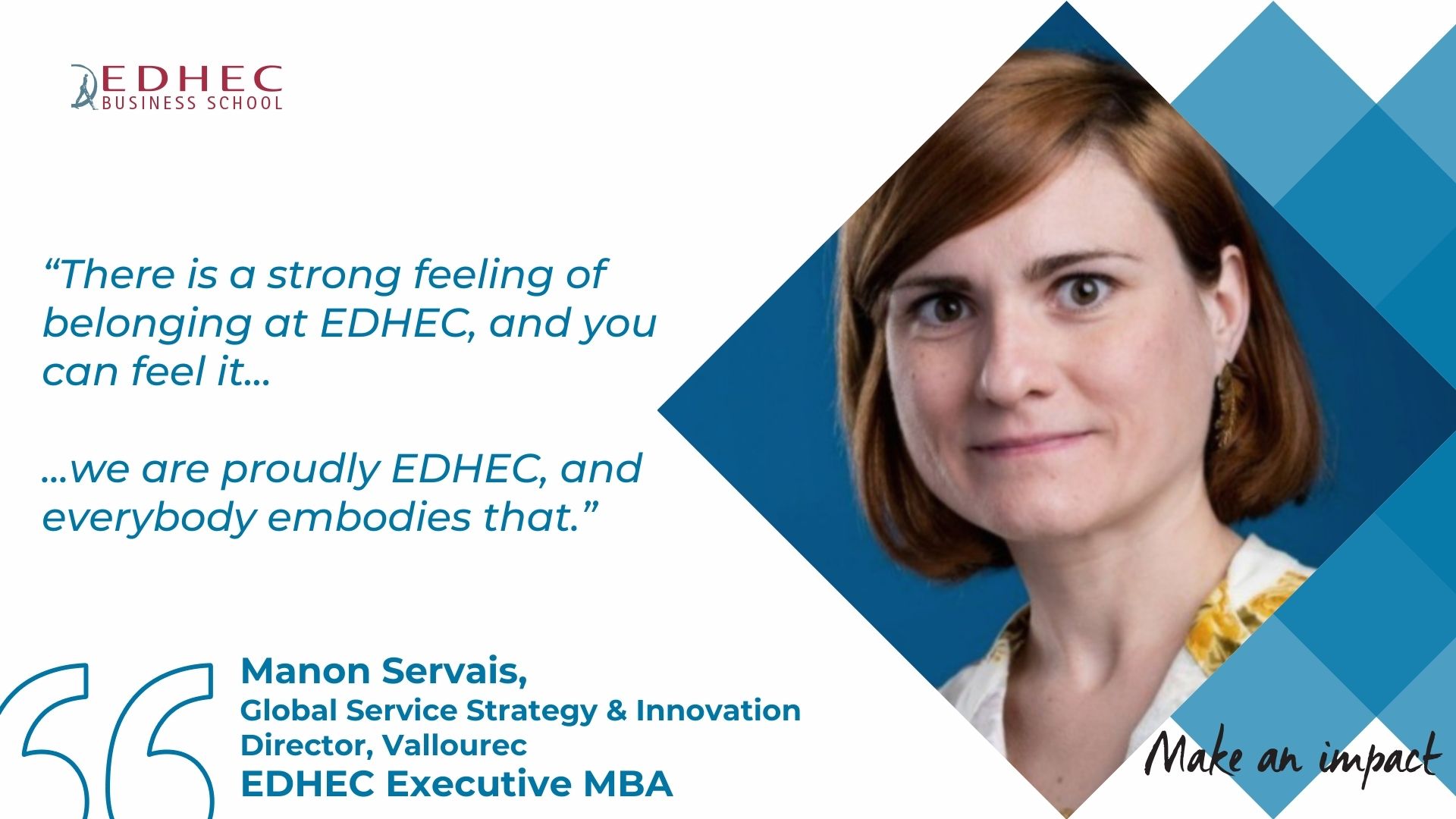 EDHEC Executive MBA alumna Manon Servais